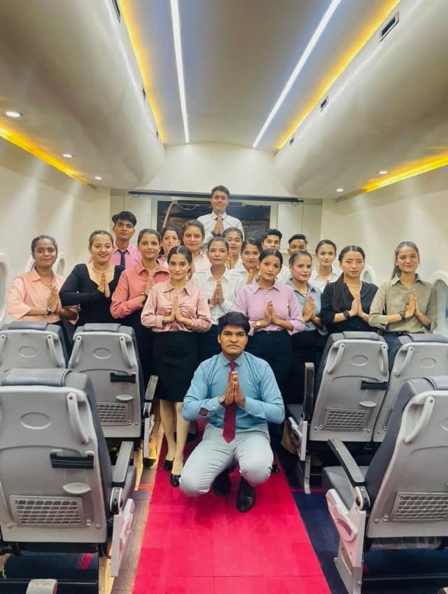 Aircraft cabin mock-up training